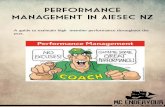 Performance management booklet