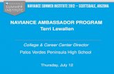 NSI 2012: Naviance Ambassador Program