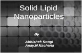 Solid lipid nanoparticles