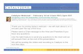 Catalyze Webcast - Surefire Stakeholder Communication Strategy - Carkenord - 021408