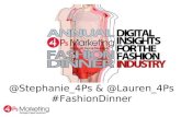 4Ps Marketing Fashion Dinner 2013