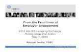 2010 ALLIES Learning Exchange: Racquel Sevilla - Employer Engagement