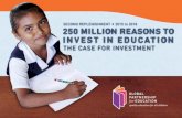 250 Million Reasons to Invest in Education: The Case for Investment