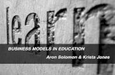 Business Models in Education - MaRS Best Practices