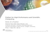 Python for High Performance and Scientific Computing