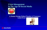 Crisis Management in the Age of Social Media