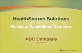 HealthSource Solutions Capabilities Overview