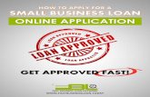 How to Apply for a Small Business Loan - Online Application