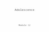 Module 12 adolescence