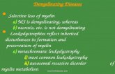 Cns degeneration, demyelination and tumors