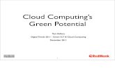 Cloud Computing's Green potential