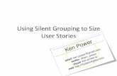 Using Silent Grouping to Size User Stories (XP2011)