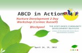 Abcd in action, 2 day workshop in blackpool