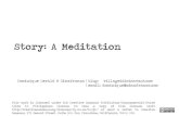 Story a meditation