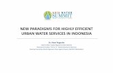 New paradigms for highly efficient urban water services   asia water week jakarta 2011