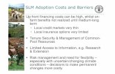 FAO SLM adoption costs and barriers july 2010
