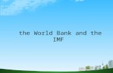 The world bank and the imf @ ppt doms