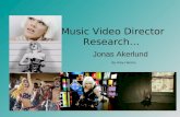 Music video director research - Jonas Akerlund