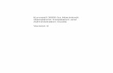 Kurzweil 3000 for Macintosh Standalone Installation and