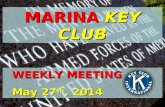 May 27th Weekly Powerpoint