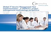 Global IT Service Management Tool Implementation – A PRINCE2® project management methodology perspective - by Mr Krist Yong