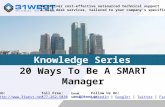 20 Ways to be a SMART Manager (31West Knowledge Series)