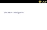 Business Intelligence Business Intelligence A set of ...