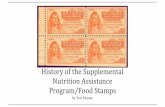 History of Food Stamps or SNAP