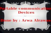 Potable communication devices