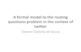 A formal model to the routing questions problem