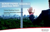 Scrap paper - towards a paperless NHS?