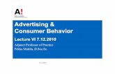 Advertising & Consumer Behavior, Lecture VI by Pekka Mattila