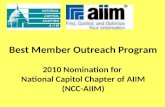 AIIM NCC's submission for Best Membership Event