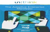 The Adaptive Enterprise Manifesto