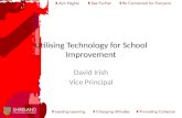 Tracking and Intervention, David Irish, Whole Education, Shireland October 2013
