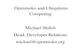 Open Moko And Ubiquitous Computing Presentation