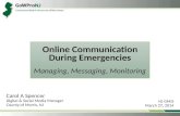 2014: NJ GMIS: Online Communication During Emergencies