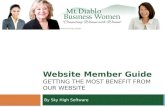 MDBW Website - Member Guide