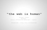 The Web is Human