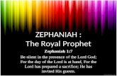 Minor zephaniah