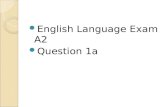 June2010 feedback How to tackle the yr 13 Language Exam