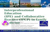 Interprofessional collaboration and education wonca 2013