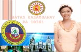 DILG on RA 10361: Batas Kasambahay(On Registration)