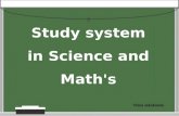 Study system in science and math's