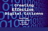 Creating effective digital citizens
