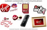 Corporate Communication at Virgin Media