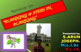Planning and Steps in Planning ppt by Arun Joseph MLISc