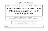 Introductory Philosophy Booklet