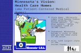 Marie Maes-Voreis: Minnesota's Vision: Health Care Homes ...
