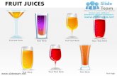 Fruit juices powerpoint presentation templates.